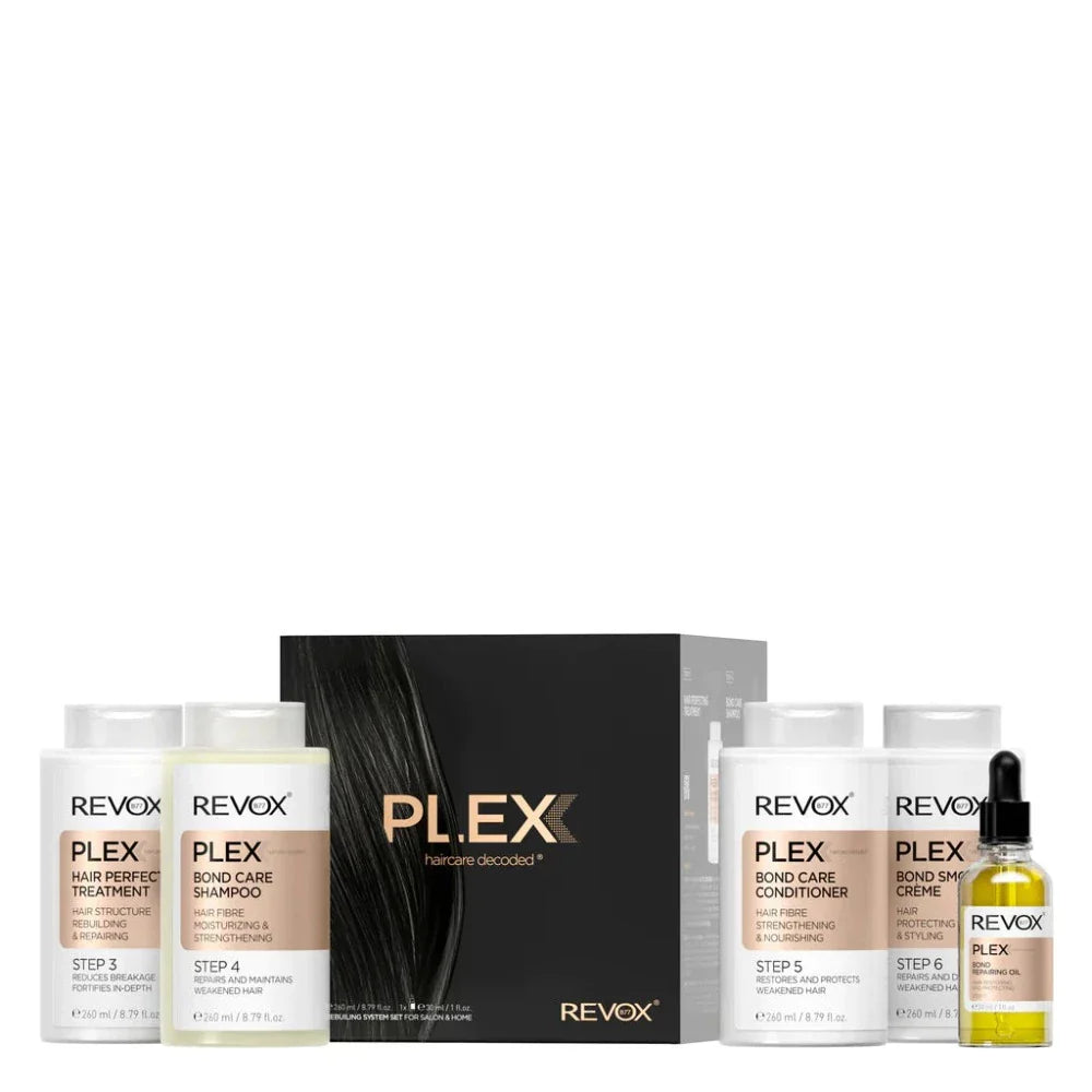 REVOX PLEX Hair Rebuilding System Set for Salon & Home - Medaid International