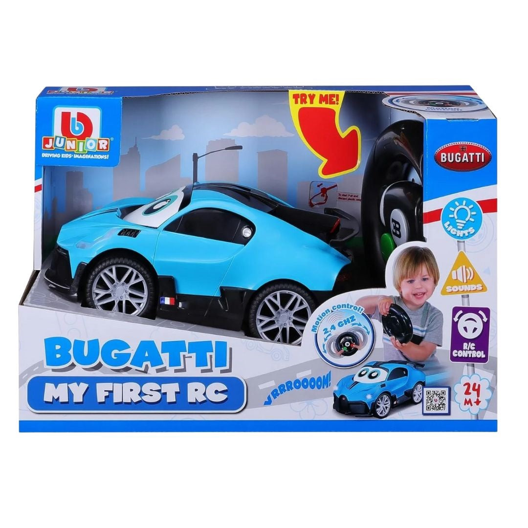 Baby Burago Junior Bugatti My First Remote Controlled Car - Medaid International