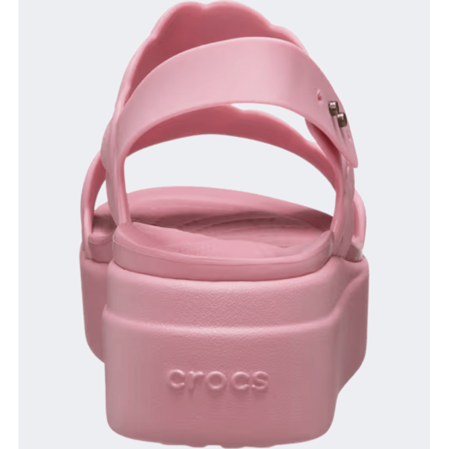 Crocs Brooklyn Woven Upper Low Wedge Women Lifestyle Sandal Rosette - Medaid International