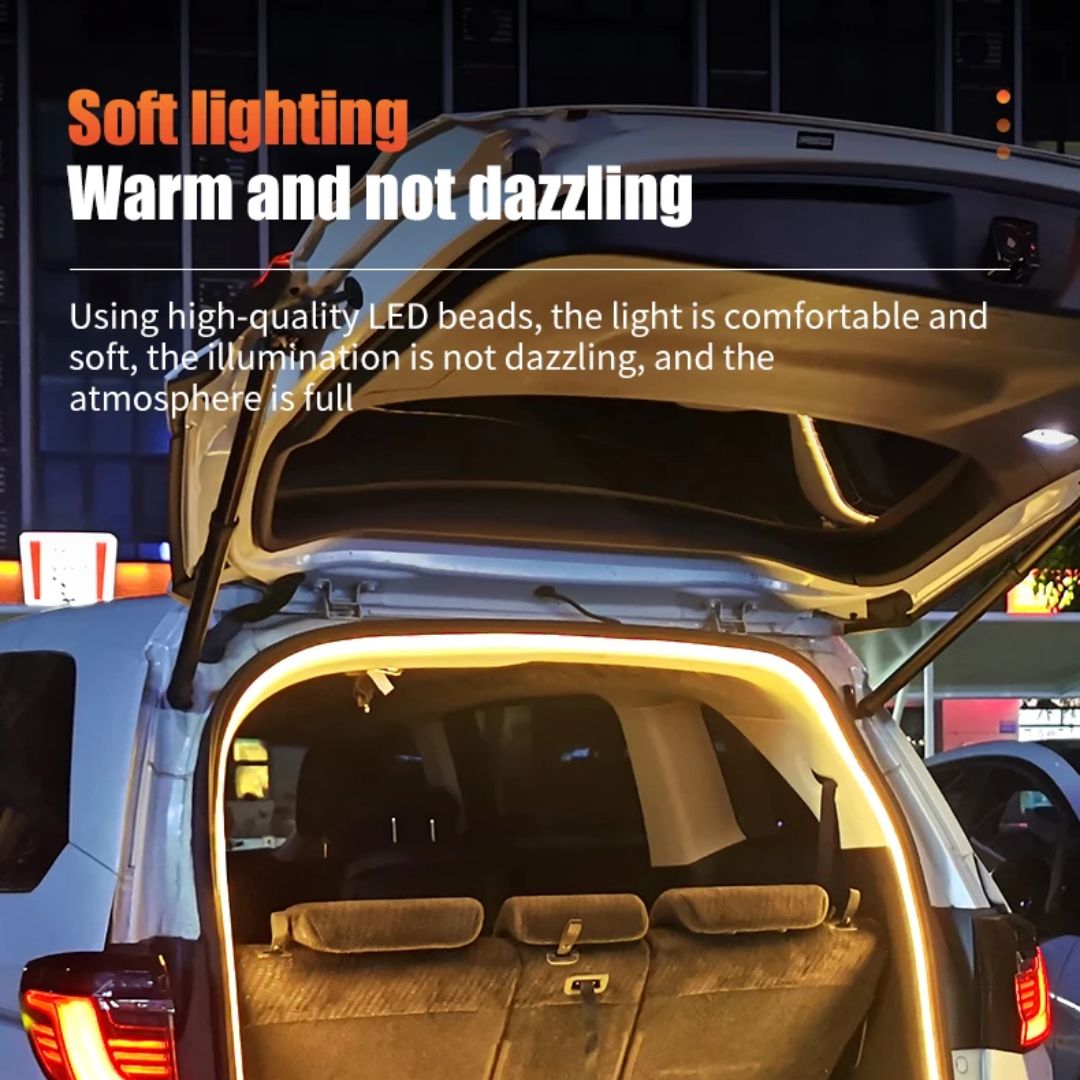 12V LED Trunk Light Warm White LED Strip 2M Waterproof Flexible Light - Medaid International