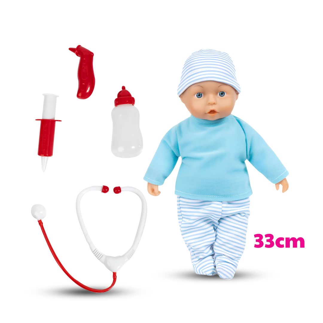 Bébé Malade + Poussette Canne Rose - Medaid International