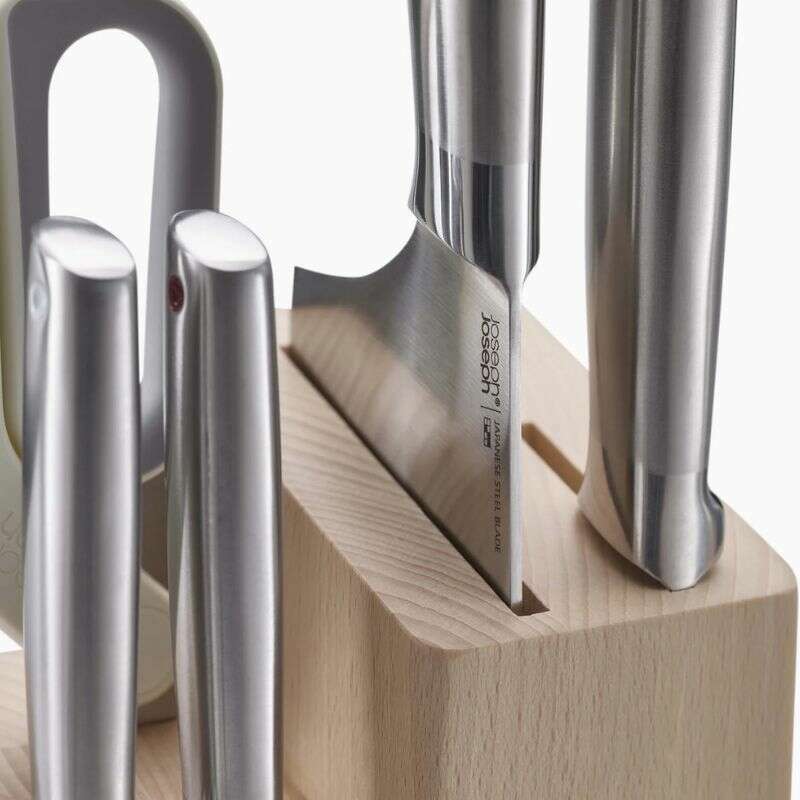 Elevate‚Ñ¢ Fusion 5-piece Knife & Scissor Set with Beechwood Block - Medaid International