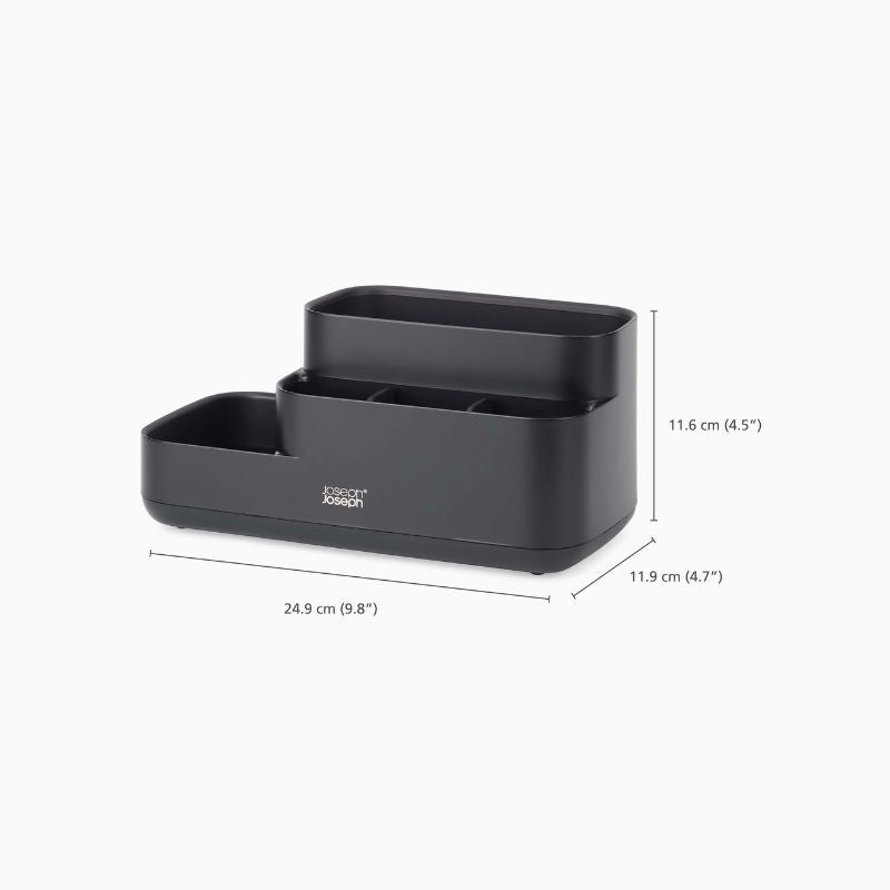 Joseph Joseph EasyStore™ Matt Black Bathroom Storage Caddy - Medaid International