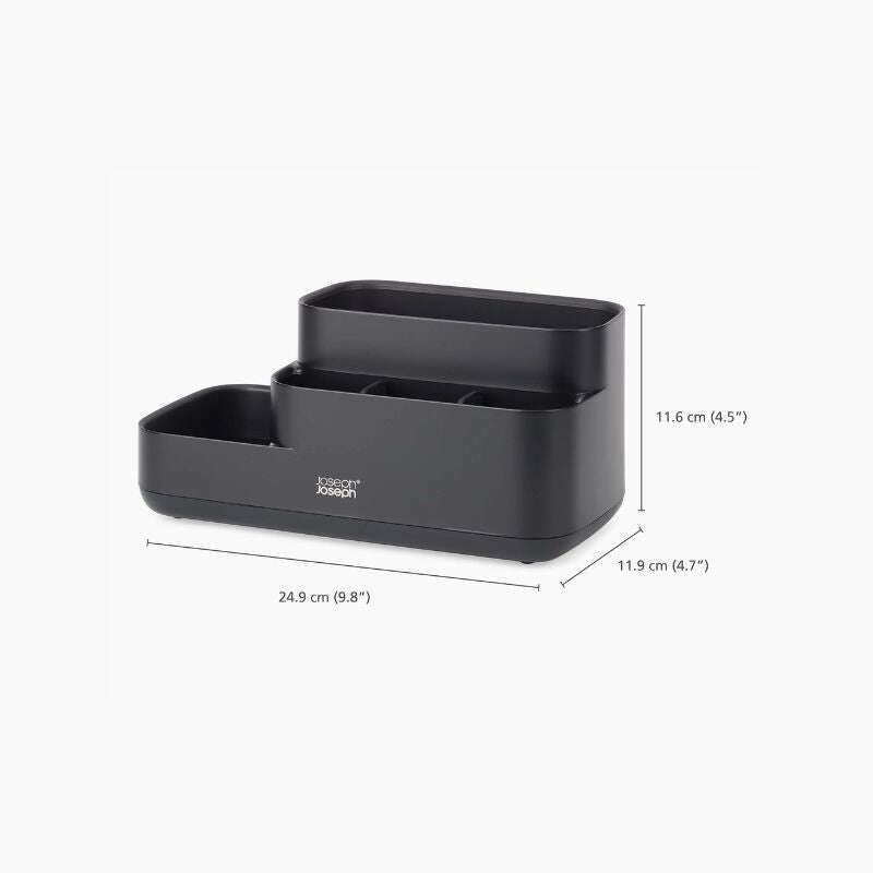 EasyStore‚Ñ¢ Matt Black Bathroom Storage Caddy - Medaid International