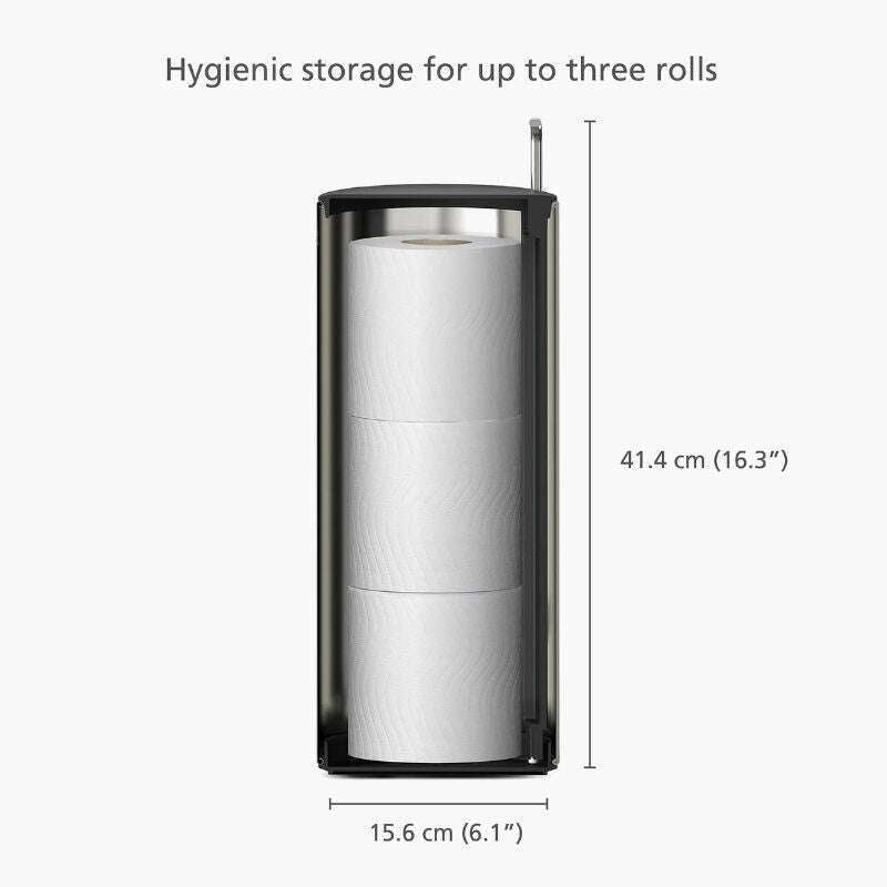 Easystore‚Ñ¢ Luxe Stainless-Steel Concealed Toilet Roll Holder - Medaid International