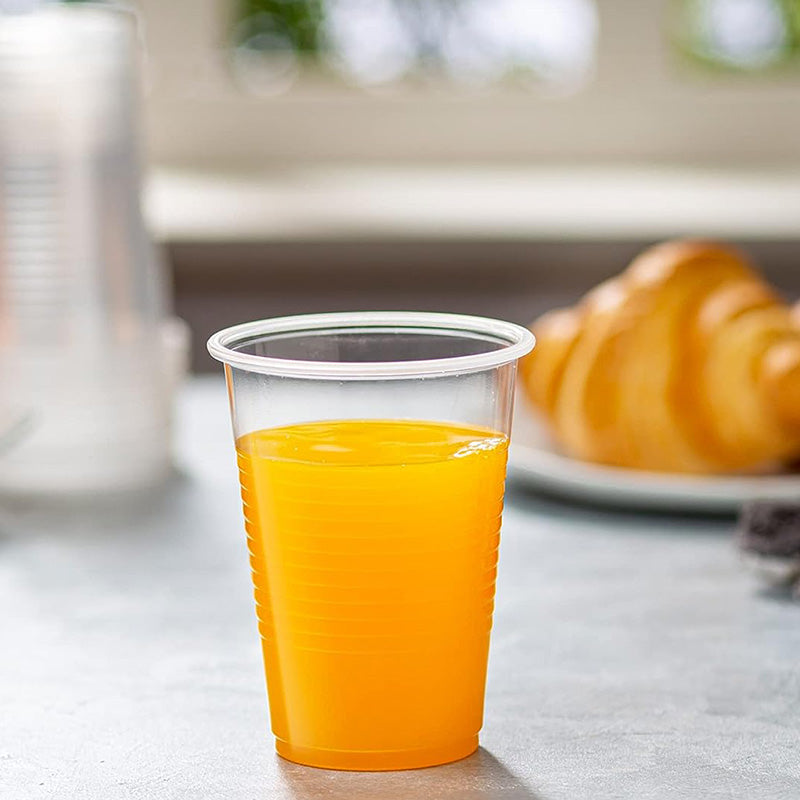 150 ML, 50-Pack Plastic Cups Set, Disposable and Reusable Cups for Parties, Catering, Weddings - Medaid