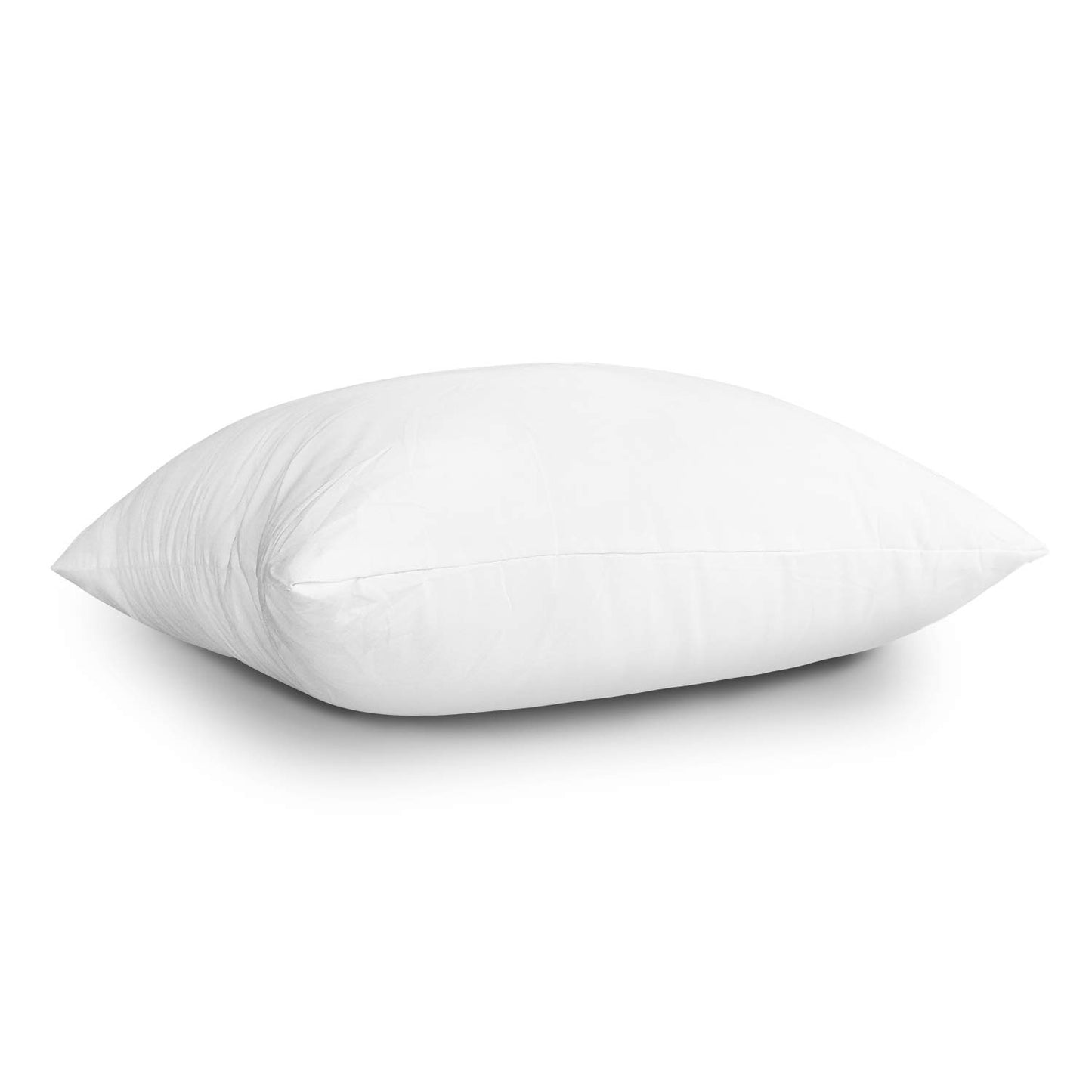 EDOW Throw Pillow Inserts, Set of 2 Lightweight Down Alternative Polyester Pillow, Couch Cushion, Sham Stuffer, Machine Washable. (White, 18x18) - Medaid International