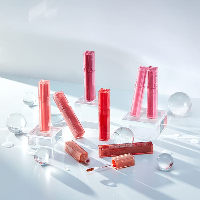 rom&nd DEWY·FUL WATER TINT 03 IF ROSE |Glossy| high pigment|moisturizing| non-sticky|Hydrated lips|colorful shades|High Shine|0.18oz - Medaid International
