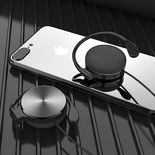 Diioomieeu - Over The Ear Sport Earbuds with Mic, Soft Ear Hooks, 260° Wraparound Design