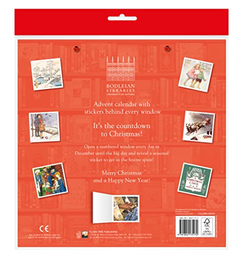 Bodleian Libraries: Christmas Bookshelves Advent Calendar (with stickers) - Medaid International