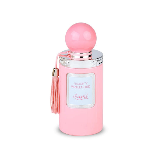 Sapil Naughty Vanilla Oud Eau De Parfum for Women – Long-Lasting Sweet Vanilla & Caramel Perfume with Musk, Amber & Oud – Luxury Arabic Gourmand Fragrance – 3.38 oz - Medaid International