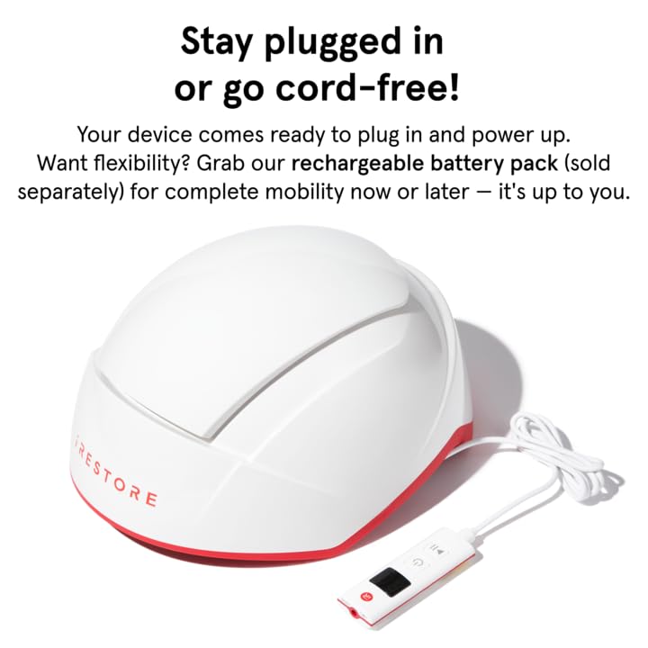 iRestore Professional Laser Red Light Therapy for Hair Growth System - FDA Cleared Hair Loss, Hair Thinning & Alopecia Treatment for Men & Women - 282 Lasers & LEDs - Medaid International