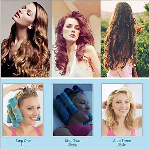 The Sleep Styler - As Seen on Shark Tank - Heat Free Curlers,. Includes 8 Mini (3 Inch) Rollers - Medaid International