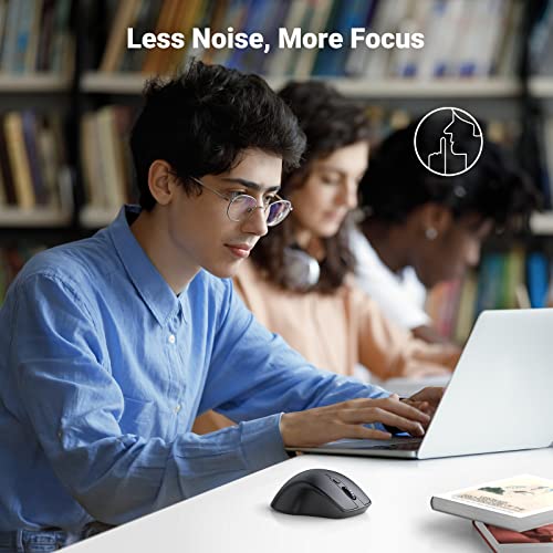 UGREEN - Ergonomic Bluetooth 5.0 Wireless Mouse with 4000 DPI, 5 Silent Buttons