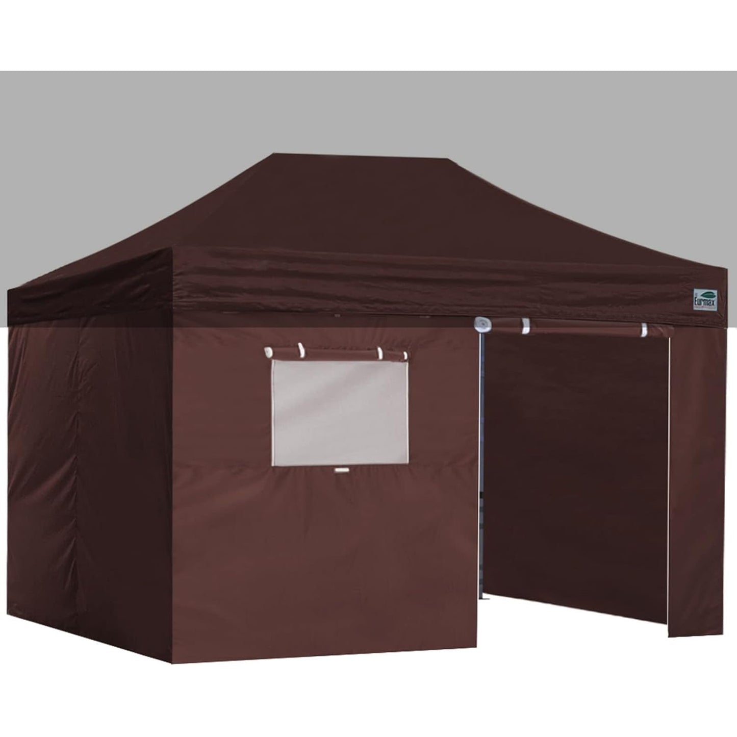 Eurmax USA Full Zippered Walls for 10 x 20 Easy Pop Up Canopy Tent,Enclosure Sidewall Kit with Roller Up Mesh Window and Door 4 Walls ONLY,NOT Including Frame and Top(White) - Medaid International