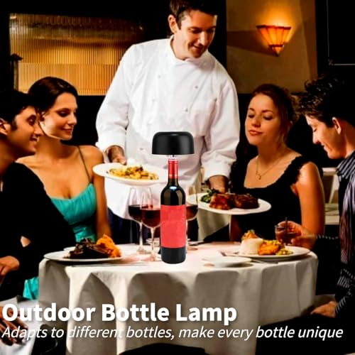 AMZ - Wireless Rechargeable Bottle Lamp with RGB Mode & Touch Control