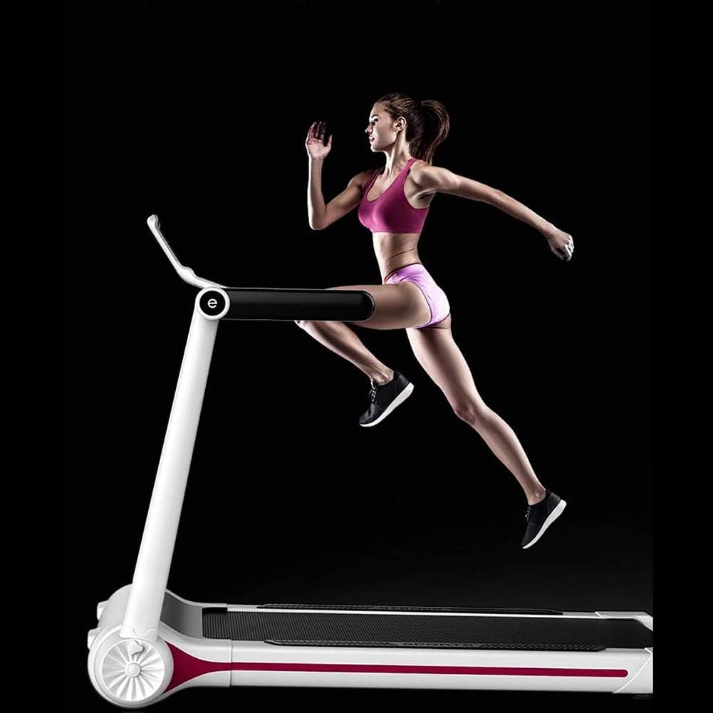 AMhuui Electric Silent Treadmill, Portable Treadmill Low Noise Jogging Walking Running Max Speed Led Display And Mobile Phone Holder for Indoor Training Workout Home Office - Medaid International