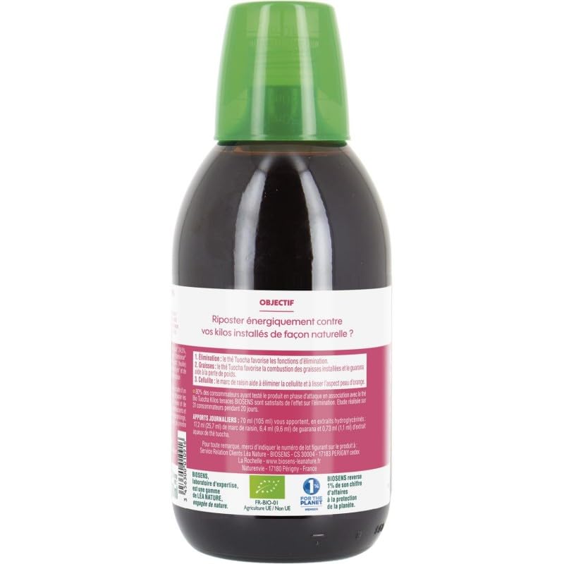 Biosens Cocktail Minceur Bio 500ml - Brûle Graisses Naturel - Pour une Perte de Poids Saine & Gourmande - Le Lot De 2 - Medaid International