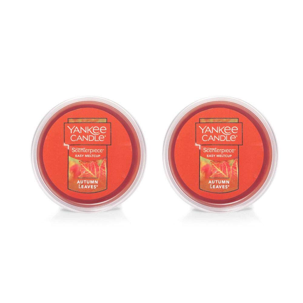 Yankee Candle Set of Two Autumn Leaves Easy Scenterpiece Easy MeltCups - Medaid International