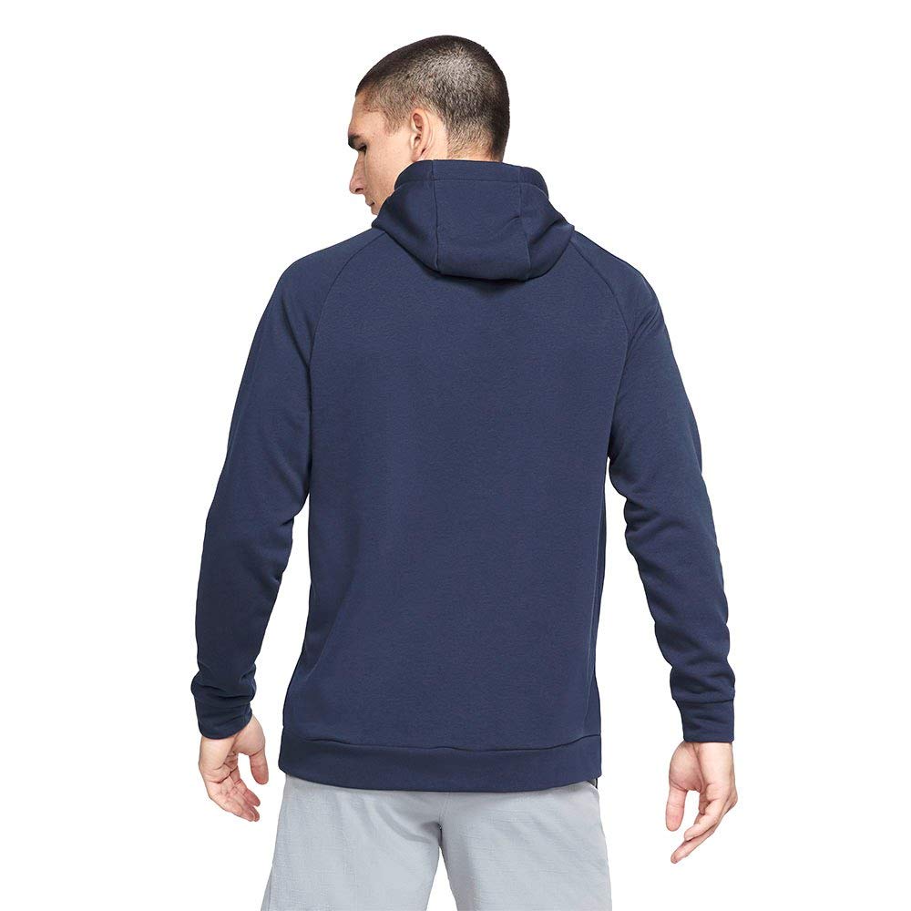 Nike Dri-FIT Men's Pullover Training Hoodie (Medium, Obsidian/White) - Medaid International