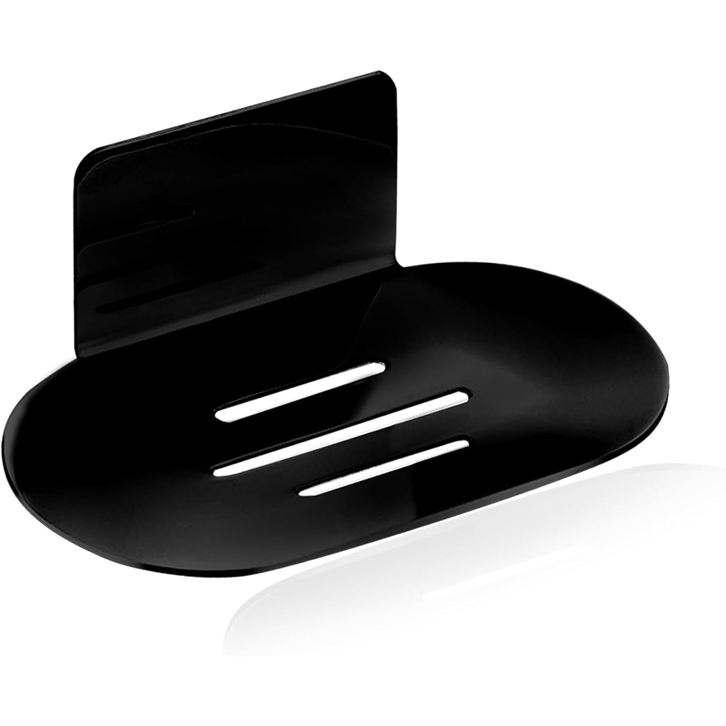 Rise age Soap Holders for Shower, Adhesive Soap Dishes for Shower Stainless Steel Black Bar Soap Holder for Shower No Drilled Soap Holder for Shower Wall, Bathroom, Kitchen Sink (Matte Black 2 Pcs) - Medaid International