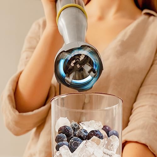 Cecotec - Hand Blender Katana 15, 1500W, 21 Speeds, Turbo Function, Splash Guard