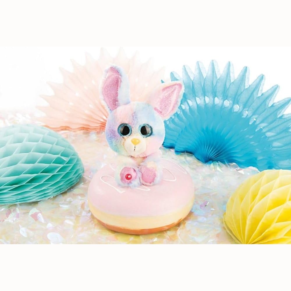 Rainbow Candy Rabbit Soft Toy 15 cm with Large - Medaid International