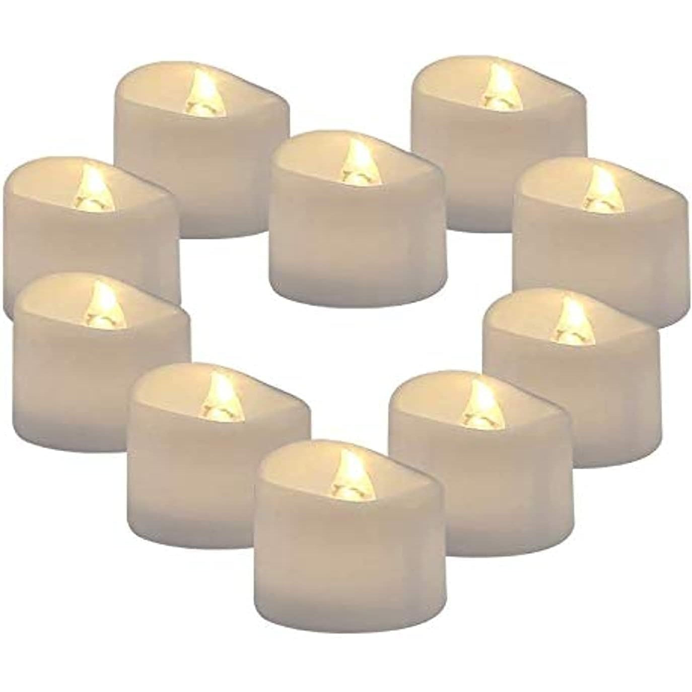 LZ 24 Pack Flameless Floating Tea Lights, Warm White Battery Flickering LED Tea Lights Candles - Wedding, Party, Centerpiece, Pool & SPA - Medaid International