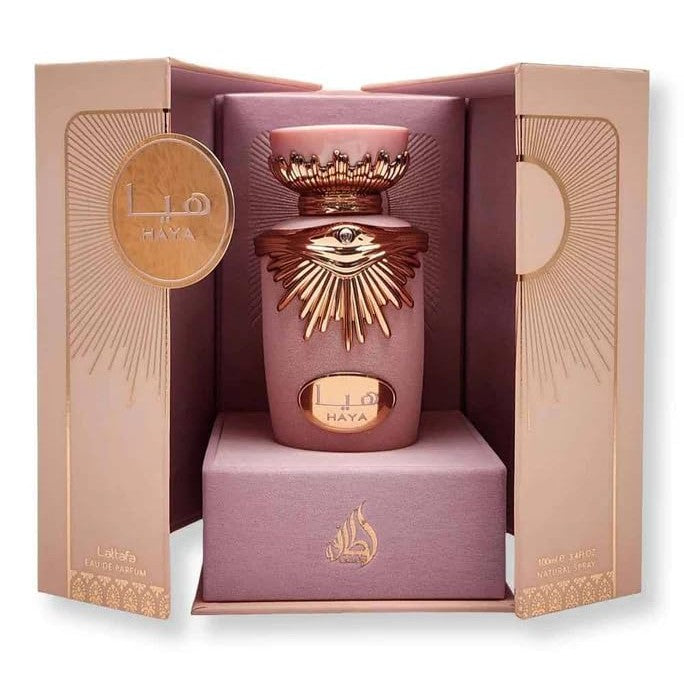 Lattafa Haya Eau de Parfum Spray for Women, 3.4 Ounce - Medaid International