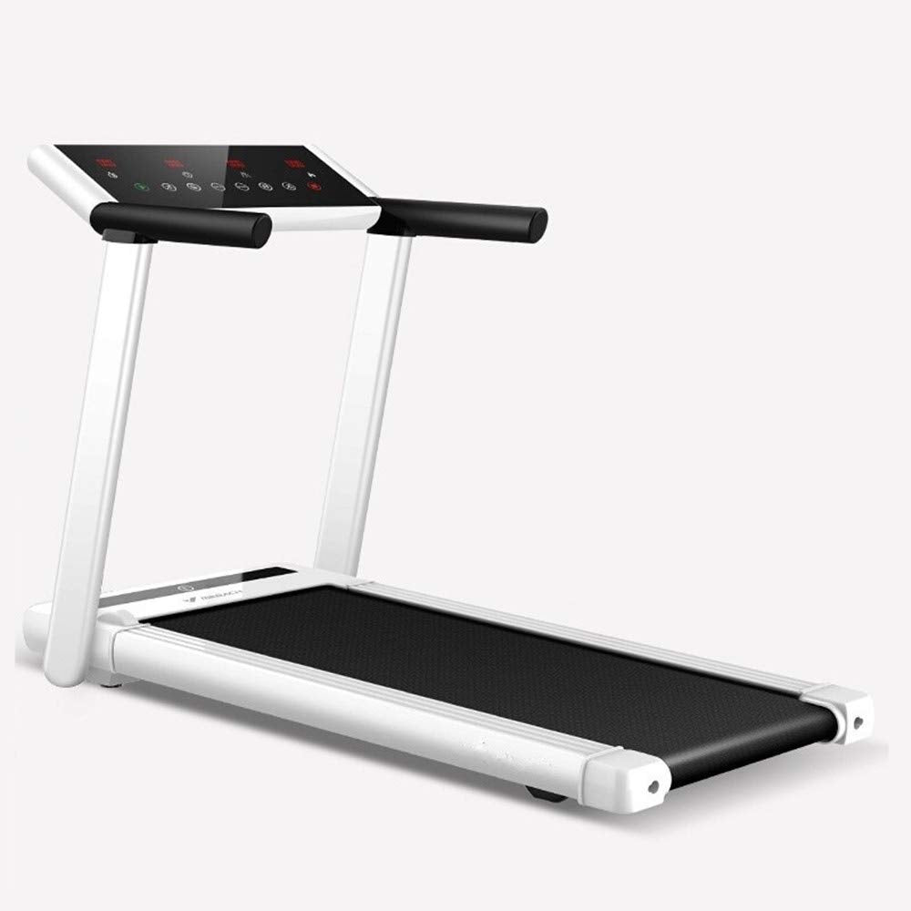 TEDNIDS TreaDmill Full-folding Home Treadmill, Installation-free, Small And Ultra-quiet, LED Display Sports Walking Machine, Suspension Balance Shock Absorption(White) - Medaid International