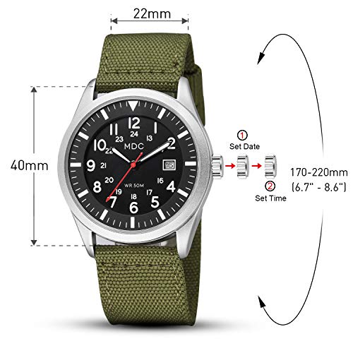 Infantry - Military Analog Wrist Watch, 5ATM Waterproof, Tactical Design, Quartz Movement