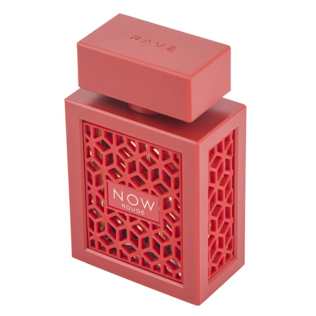 Lattafa Rave Now Rouge Eau de Parfum Spray for Women, 3.4 Ounce - Medaid International