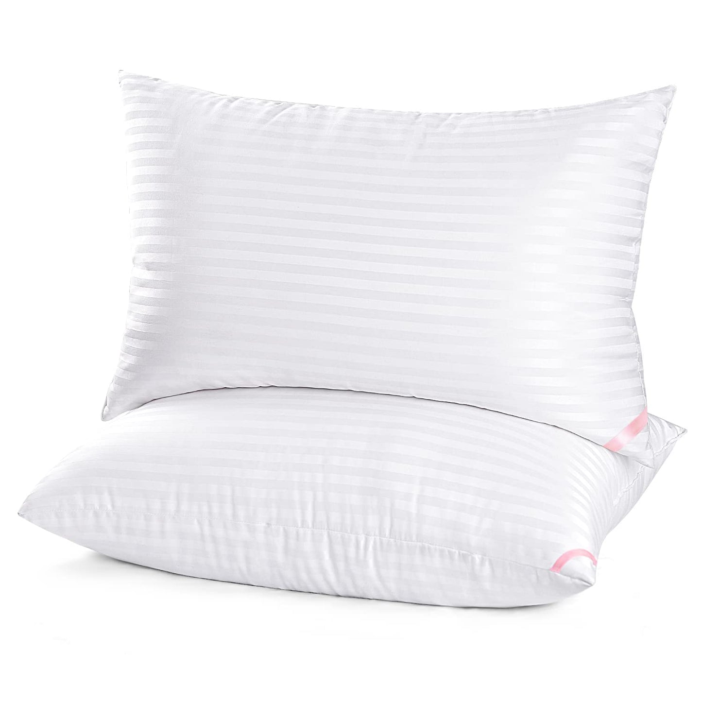 EIUE Hotel Collection Bed Pillows for Sleeping 2 Pack Queen Size,Pillows for Side and Back Sleepers,Super Soft Down Alternative Microfiber Filled Pillows,20 x 30 Inches - Medaid International