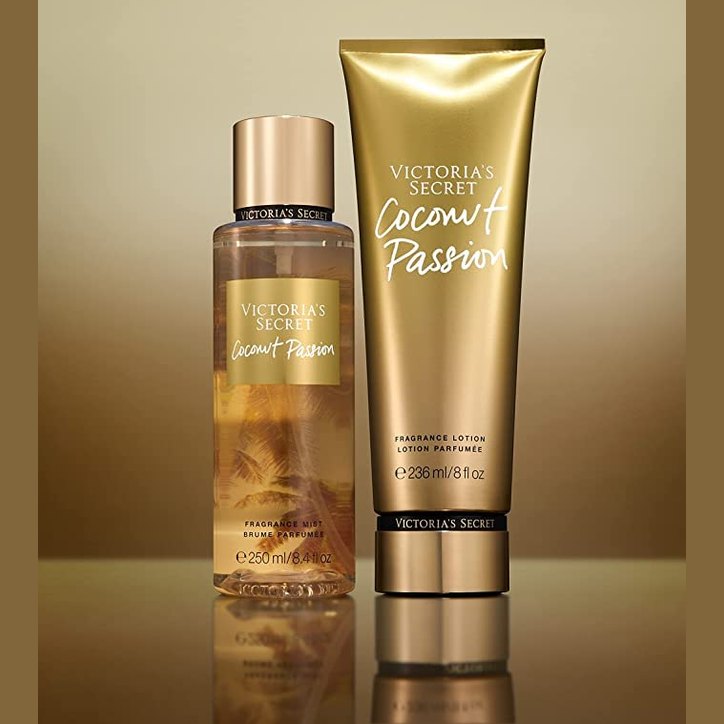 Victoria's Secret Coconut Passion Mist & Lotion Set - Medaid International
