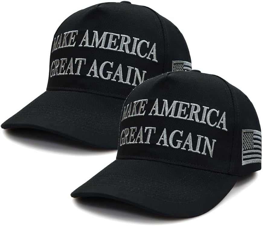 AirPlace Dark MAGA Hat, Make American Great Again Hat 2024, 45-47 Trump Hats Never Surrender Slogan Baseball Cap - Medaid International
