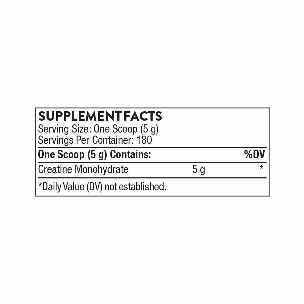 THORNE Creatine - Micronized Creatine Monohydrate Powder - Support for Muscles & Cognitive Function* - for Women & Men - Unflavored - NSF Certified for Sport - 5 g per Serving - 180 Servings - Medaid International