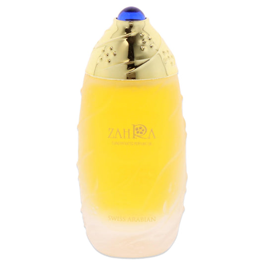 Swiss Arabian Zahra - Luxury Products From Dubai - Long Lasting And Addictive Personal Perfume Oil Fragrance - A Seductive Signature Aroma - 1 Oz - Medaid International