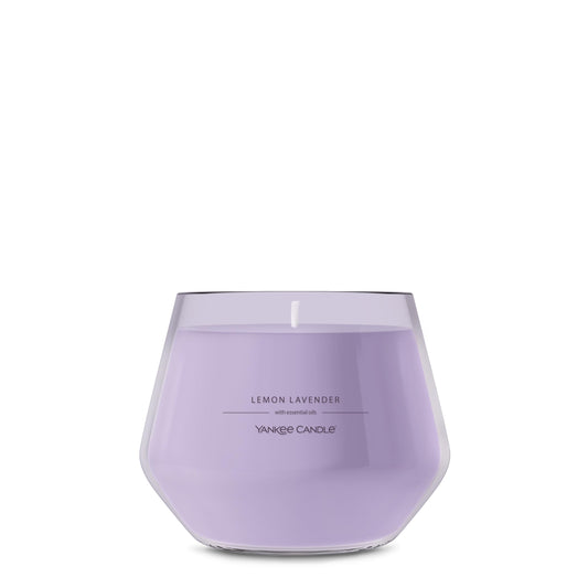 Yankee Candle Studio Scented Candle with up to 50 Hour Burn Time, Premium Plant Wax Blend for Consistent Burn, 10 oz Jar Candle with Room Filling Fragrance, Lemon Lavender - Medaid International