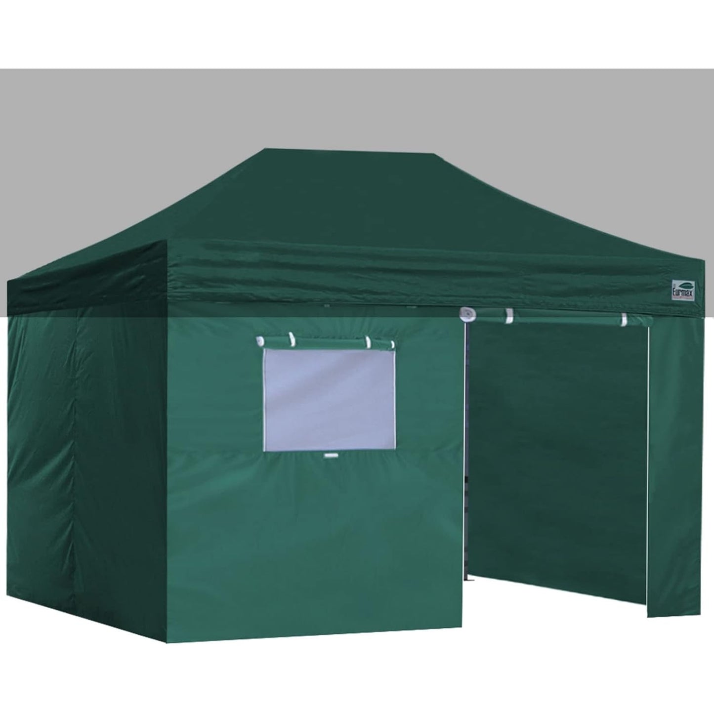 Eurmax USA Full Zippered Walls for 10 x 20 Easy Pop Up Canopy Tent,Enclosure Sidewall Kit with Roller Up Mesh Window and Door 4 Walls ONLY,NOT Including Frame and Top(White) - Medaid International