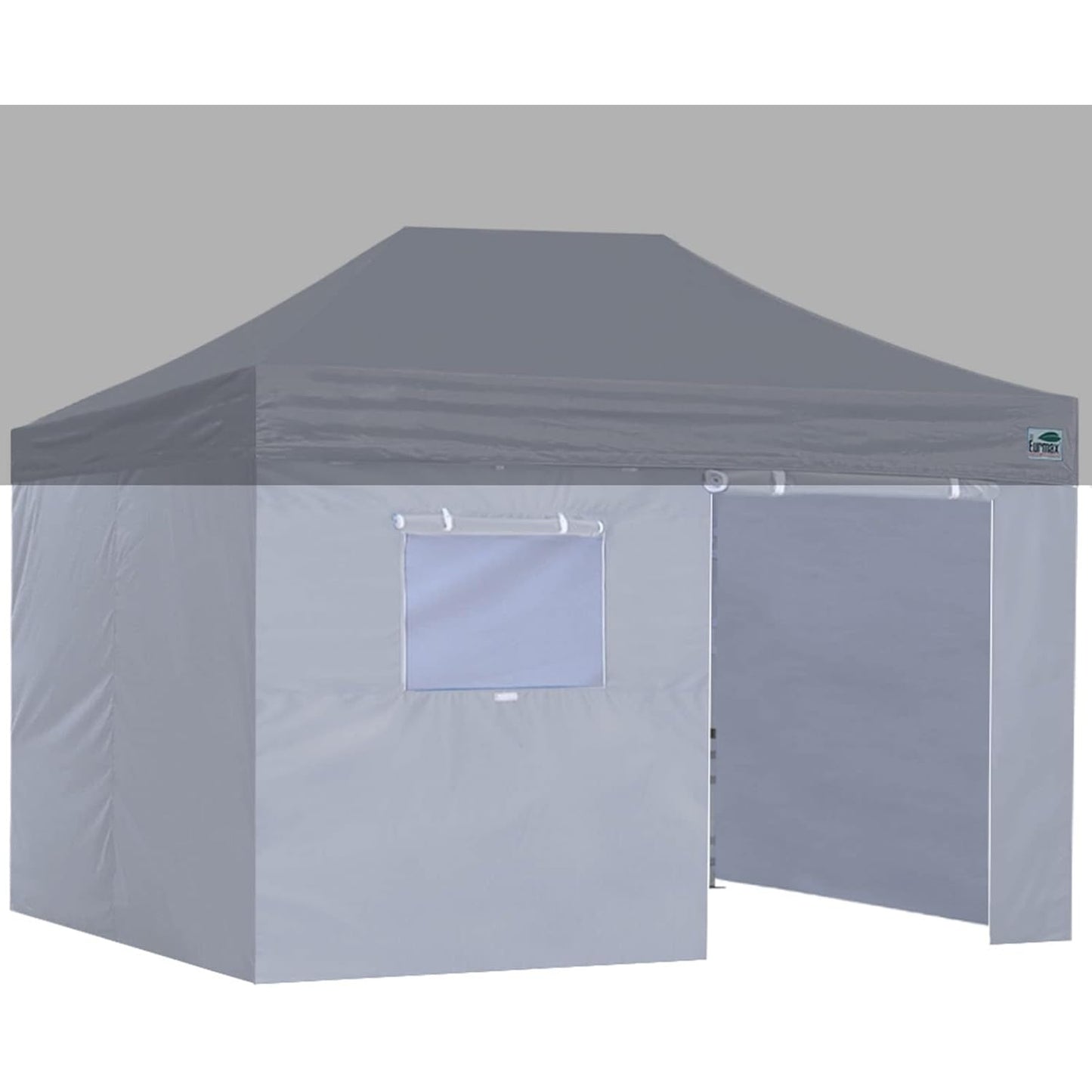 Eurmax USA Full Zippered Walls for 10 x 10 Easy Pop Up Canopy Tent,Enclosure Sidewall Kit with Roller Up Mesh Window and Door 4 Walls ONLY,NOT Including Frame and Top (White) - Medaid International