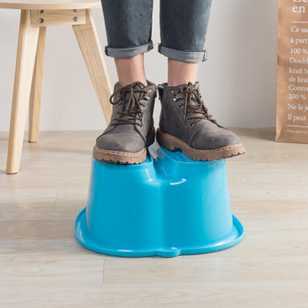 Foot Bath Foot Soaking Bath Basin Extra Large Foot Soaking Tub Bath Basin Pedicure Bowl for Home Spa Treatment Pedicure and Massager Dead Skin Remover (Pink-1pc) - Medaid