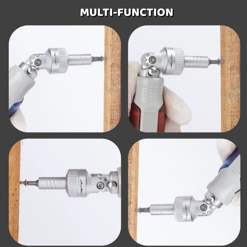 15 in 1 Magnetic Ratchet Screwdriver Set – Multi-Angle Adjustable Tool Kit for DIY Repairs - Medaid International