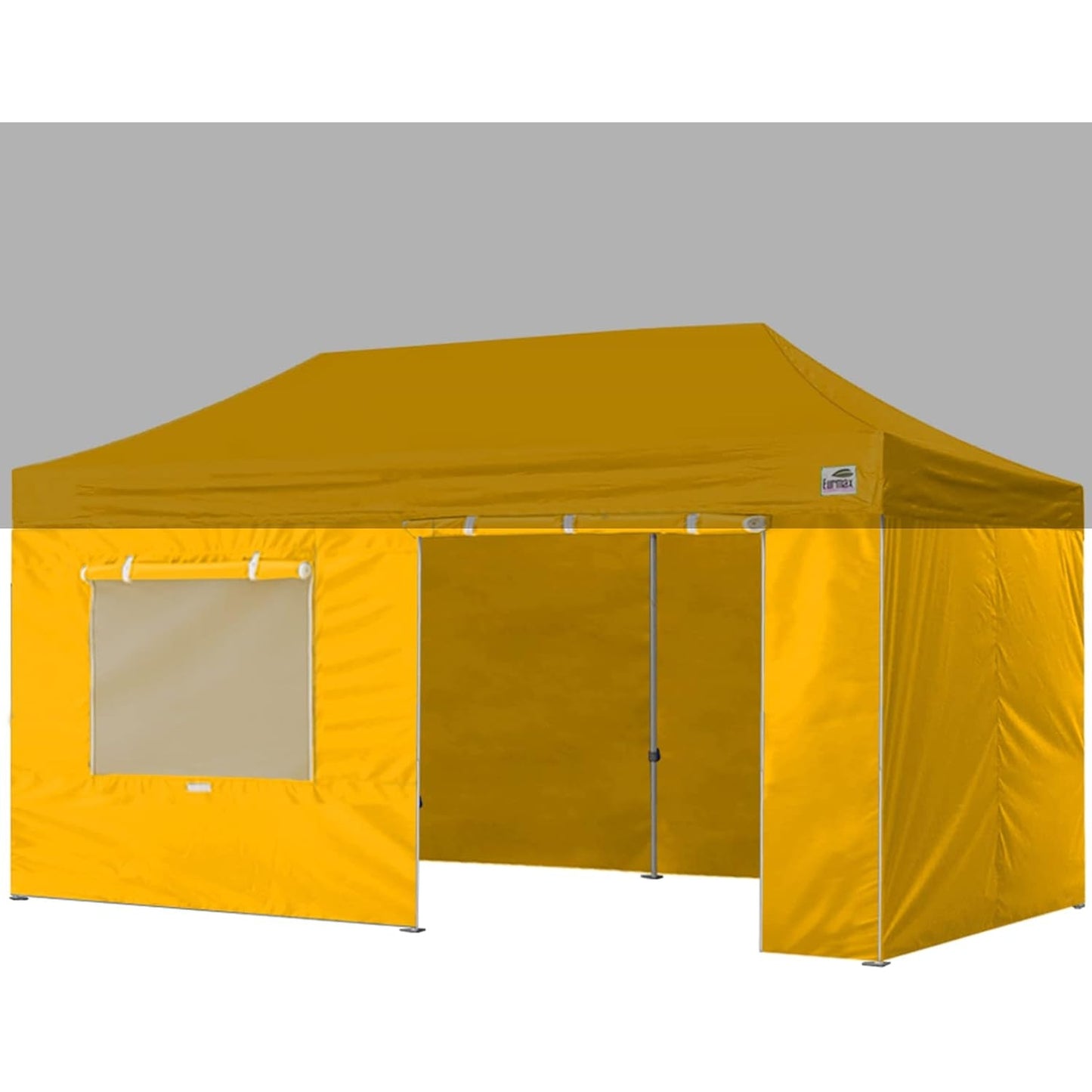 Eurmax USA Full Zippered Walls for 10 x 20 Easy Pop Up Canopy Tent,Enclosure Sidewall Kit with Roller Up Mesh Window and Door 4 Walls ONLY,NOT Including Frame and Top(White) - Medaid International
