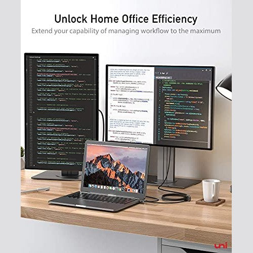 Uni - USB C to HDMI Cable 3ft, 4K@60Hz, Braided, Thunderbolt 3/4 Compatible