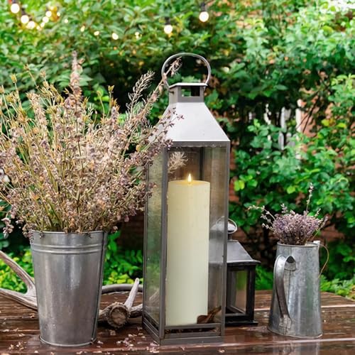 Zevanor - Waterproof Flameless LED Pillar Candle with Remote & Timer, 420 Hours