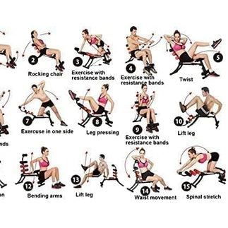 22-in-1 Wonder Master Home Gym – Abs, Twister & Cycle Trainer