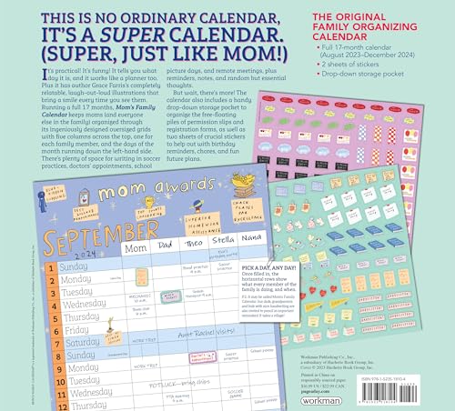 Mom's Family Wall Calendar 2023-2024: This Year, Mom is Going to Keep Track of Stuff! - Medaid International