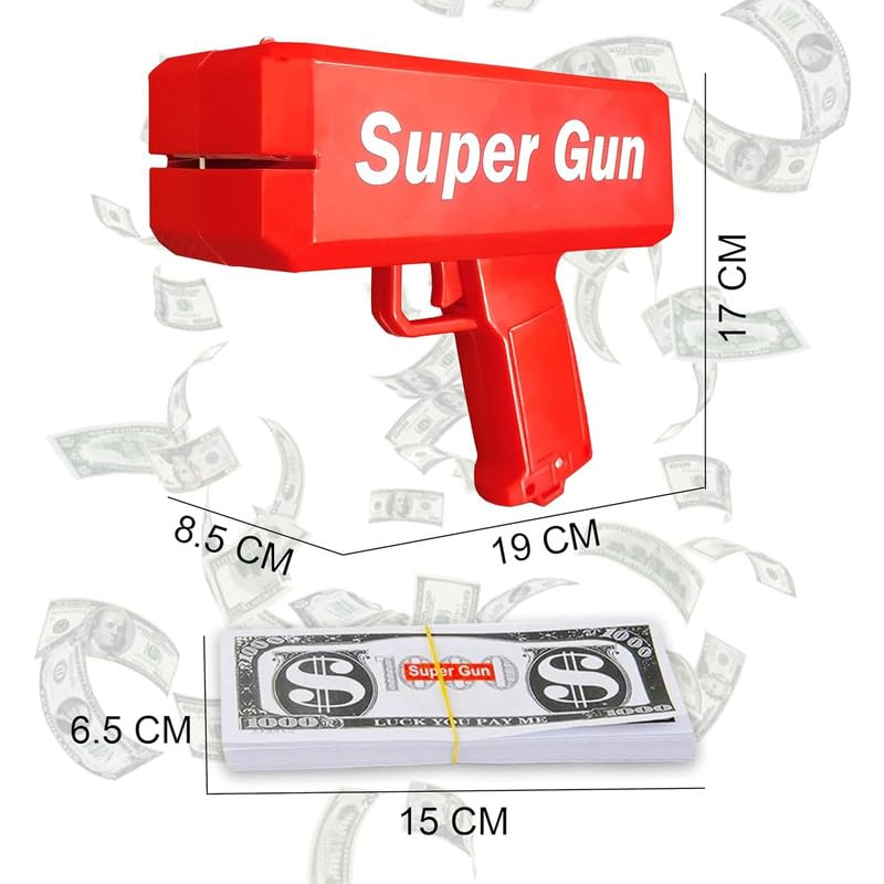 Cash Cannon Money Gun Toy - Medaid International