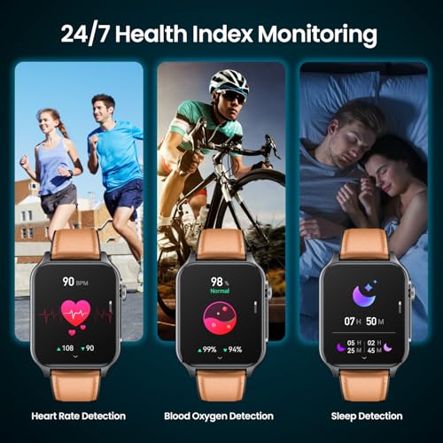 Taoloon - Smart Watch for Men with Bluetooth Call, 100+ Sports Modes, 1.96" Display