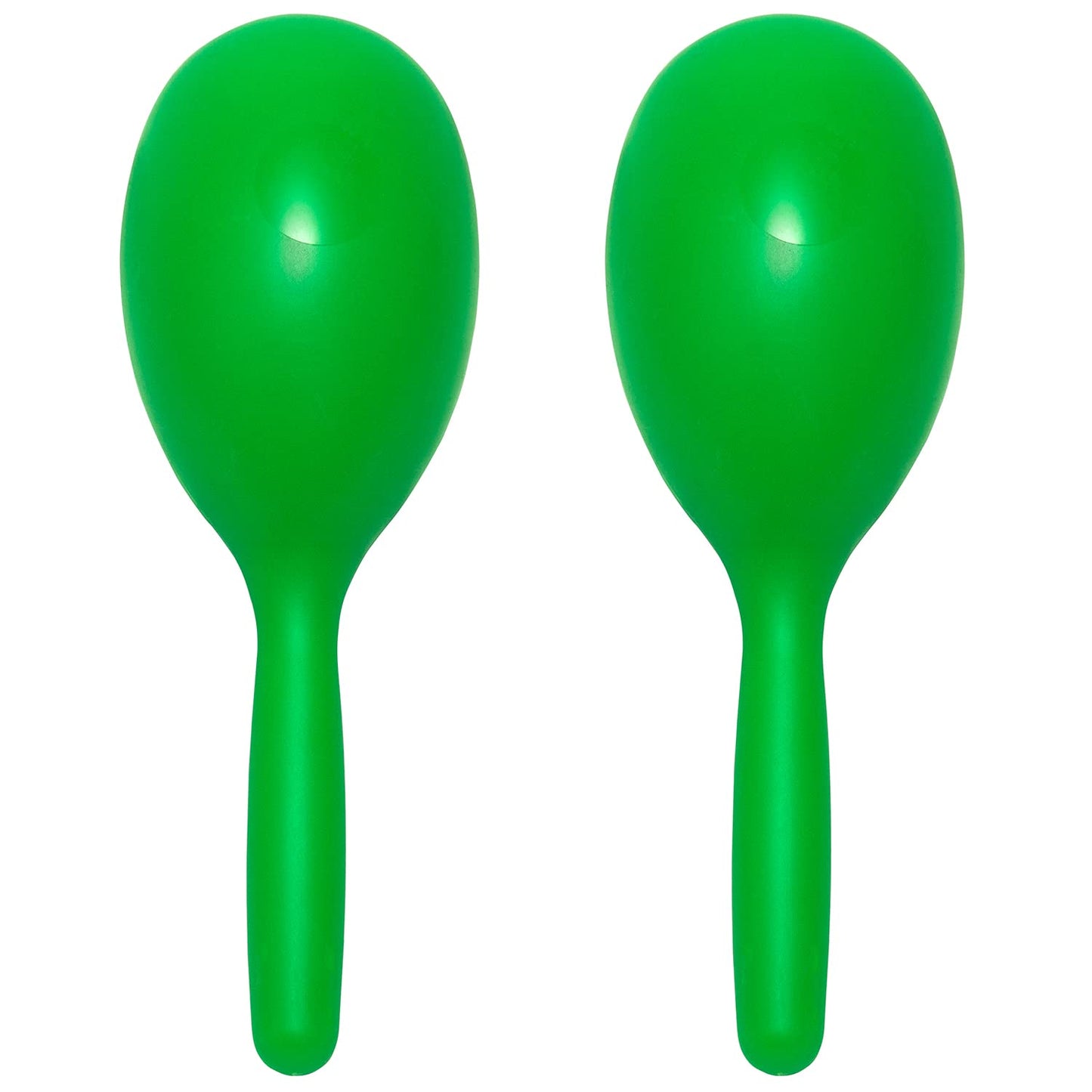 Tiger Full Size Plastic Maracas - Green Pair - Medaid International